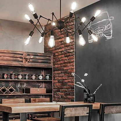 Ascher Vintage LED Edison Bulbs, 6W, Equivalent 60W, Non-Dimmable, High Brightness Cool White 4000K, ST58 Antique LED Filament Bulbs with 80+ CRI, E26 Medium Base, Clear Glass, Pack of 6