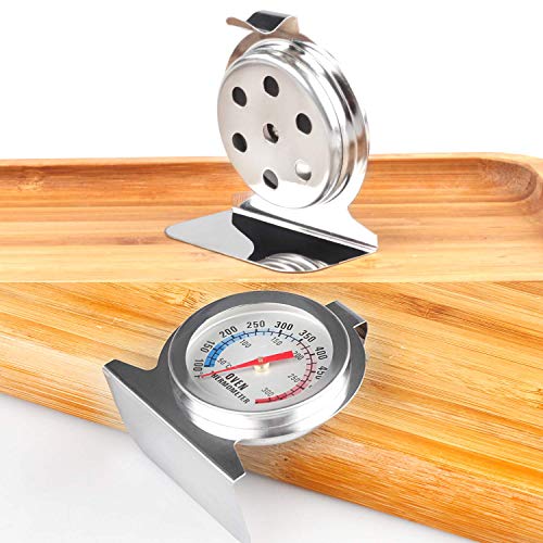 Oven Thermometer 50-300°C/100-600°F, Oven Grill Fry Chef Smoker Thermometer Instant Read Stainless Steel Thermometer Kitchen Cooking Thermometer (3Pack)