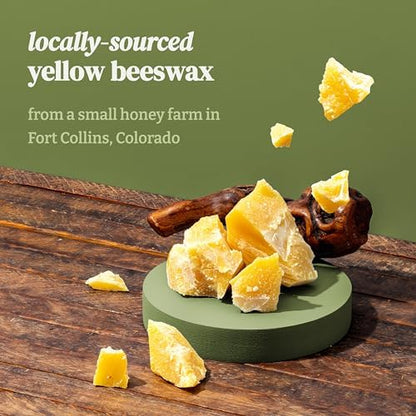 Orange Clove Organic Beeswax Candle | 2 Ingredients | 100% Pure Beeswax Candles, Non Toxic, Natural, Organic Candles, Beeswax Candles Scented, Non Toxic Candles, 80 Hour, 10oz