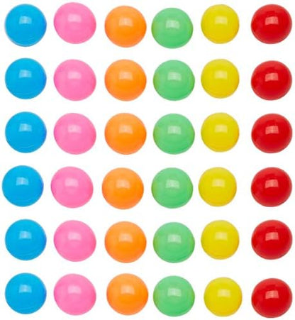 Amazon Basics BPA Free Crush-Proof Plastic Ball, Pit Balls with Storage Bag, Toddlers Kids 12+ Months, Pack of 400 Balls, 6 Bright Colors