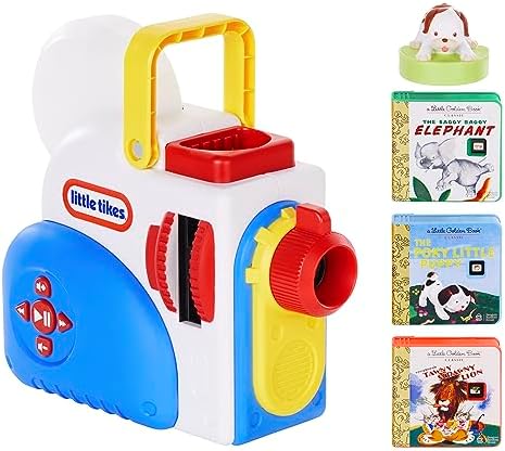 Little Tikes Story Dream Machine Starter Set, Storytime, Books, Little Golden Book, Audio Play, The Poky Little Puppy Character, Nightlight, Toy Gift for Toddlers and Kids Girls Boys Ages 3+