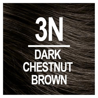 Naturtint 3N Dark Chestnut Brown Permanent Hair Color (Pack of 6), Ammonia Free, Vegan, Cruelty Free, up to 100% Gray Coverage, Long Lasting Results (Packaging may vary)
