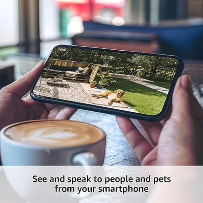 Blink Outdoor 4 (newest model) – Wireless smart security camera, two-year battery life, two-way talk. Required Sync Module not included – Add-on camera