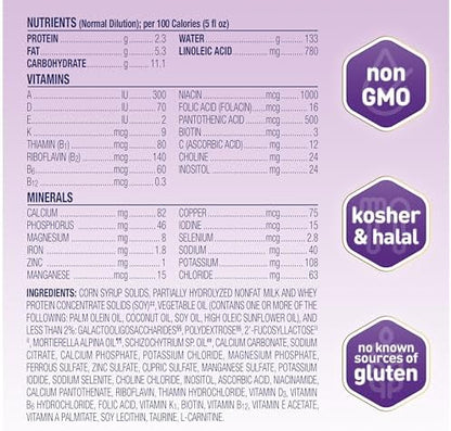 Enfamil NeuroPro Gentlease Baby Formula, Brain Building DHA, HuMO6 Immune Blend, Designed to Reduce Fussiness, Crying, Gas & Spit-up in 24 Hrs, has Prebiotics to Promote Softer Stools, Baby Milk, 35.2 Oz (Pack of 4)