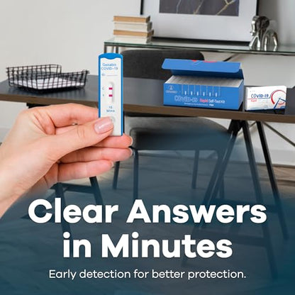 Genabio COVID Home Test (1 Pack - 14 Tests) – FDA EUA Authorized, 15-Minute at-Home Results, OTC at Home Covid Test Kit, Nasal Swab, Easy to Use & No Discomfort, Ages 2+