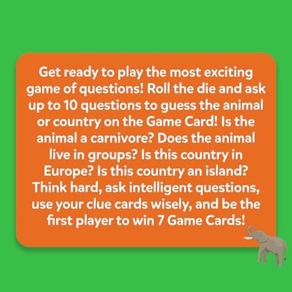 Skillmatics Guess in 10 Animals & Countries Combo, Perfect for Boys, Girls, Kids & Families Who Love Card Games, Educational Toys, Board Games, Trivia, Gifts for Ages 6, 7, 8, 9, 10 & Up