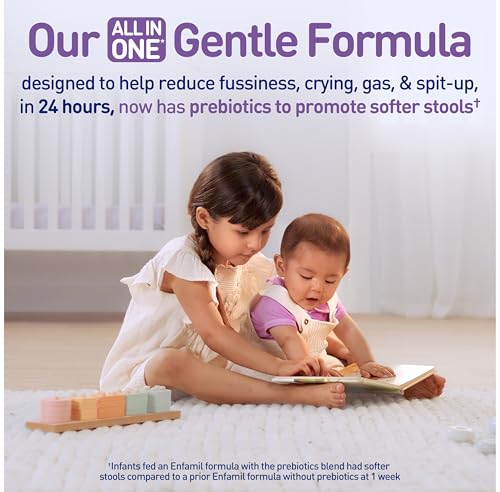 Enfamil NeuroPro Gentlease Baby Formula, Brain and Immune Support with DHA, Clinically Proven to Reduce Fusiness, Crying, Gas and Spit-up in 24 Hours, Non-GMO, 19.5 Oz