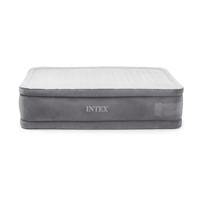 Intex Comfort Plush Elevated Dura-Beam Airbed with Internal Electric Pump, Bed Height 18", Twin