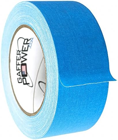 Gaffer Power Gaffers Tape 2 Inch | Fluorescent Blue | USA Made Quality | Leaves No Residue