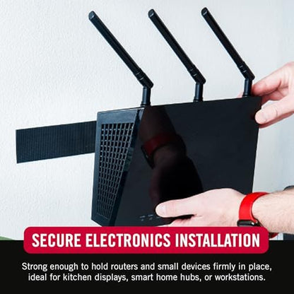 VELCRO Brand - Industrial Strength | Indoor & Outdoor Use | Superior Holding Power on Smooth Surfaces | Size 10ft x 2in | Tape, White - Pack of 1