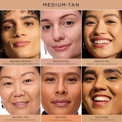 IT Cosmetics CC+ Cream - Full-Coverage Foundation With SPF 50, Color Corrector & Anti-Aging Serum, Formulated With Niacinamide & Hyaluronic Acid, Natural Finish, For All Skin Types, 1.08 fl oz