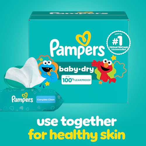 Pampers Diapers - Baby Dry - Size 2, 112 Count, Absorbent Disposable Infant Diaper (Packaging May Vary)
