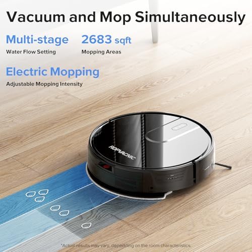 Robot Vacuum Cleaner Robot Vacuum and Mop Combo with 4000Pa Suction, Personalized Cleaning Adjustments, Self-Charging Robotic Vacuum Cleaner, Advanced Obstacle Avoidance