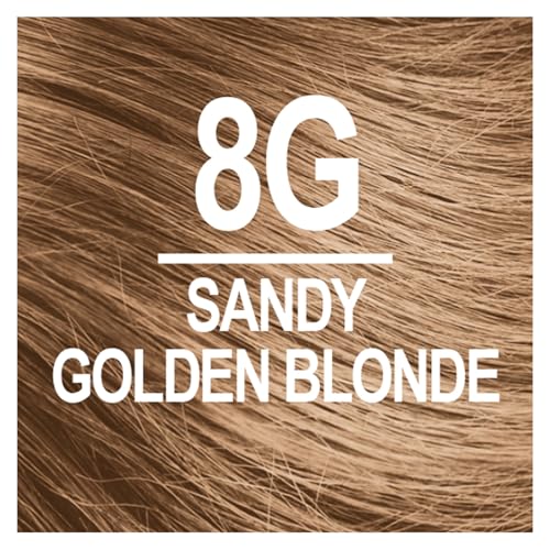 Naturtint 8G Sandy Golden Blonde Permanent Hair Color (Pack of 6), Ammonia Free, Vegan, Cruelty Free, up to 100% Gray Coverage, Long Lasting Results (Packaging may vary)
