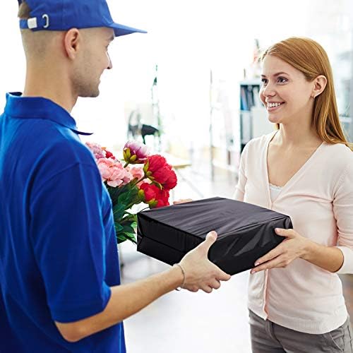 Metronic Black Poly Mailers 14.5x19 Large 100 Pack Self-Seal Shipping Bags, Packaging Envelopes for Small Business, Boutique, Clothing