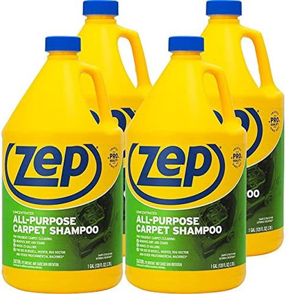 ZEP All-Purpose Carpet Shampoo Concentrate 128 ounce ZUCEC128 (Case of 4)
