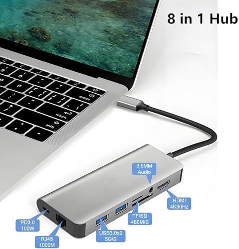 HP Touchscreen Laptop Computer for College Student Home Study & Business, 32GB DDR4 RAM, 1TB PCIe SSD, Intel 8-Core Processor, 15.6", WiFi 6, BT 5.4, HDMI, Moonlight Blue, Windows 11 Pro, Type-C HUB