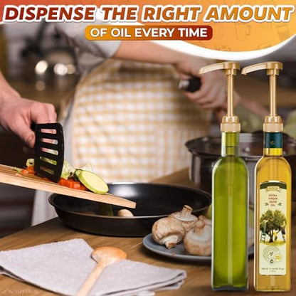 16 PCs Coffee Syrup Dispenser Pump – 9.25" Closed/11.54" Open Coffee Syrup Dispenser Pump – Fits Various 25.4 oz Bottles, Lock Mechanism, Easy Cleanup, Suitable for Liquids, Sauces & Pastes