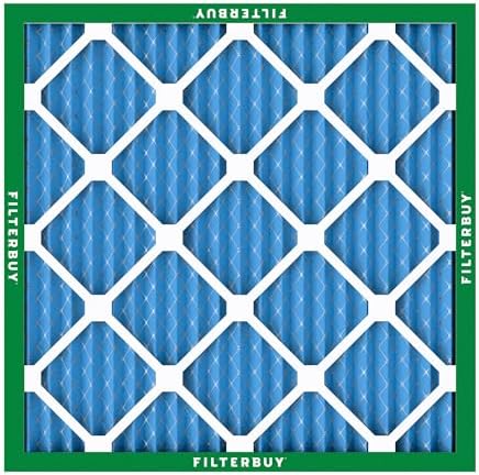 Filterbuy 20x20x1 Air Filter MERV 13 Optimal Defense (4-Pack), Pleated HVAC AC Furnace Air Filters Replacement (Actual Size: 19.50 x 19.50 x 0.75 Inches)