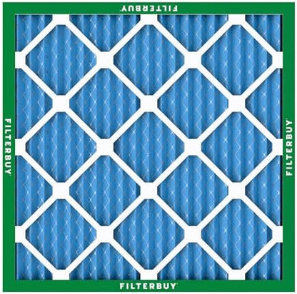 Filterbuy 20x20x1 Air Filter MERV 13 Optimal Defense (4-Pack), Pleated HVAC AC Furnace Air Filters Replacement (Actual Size: 19.50 x 19.50 x 0.75 Inches)