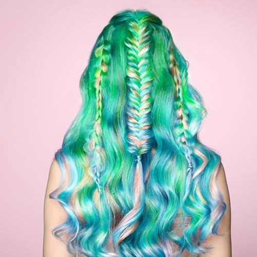 ARCTIC FOX Vegan and Cruelty-Free Semi-Permanent Hair Color Dye (8 Fl Oz, IRIS GREEN)