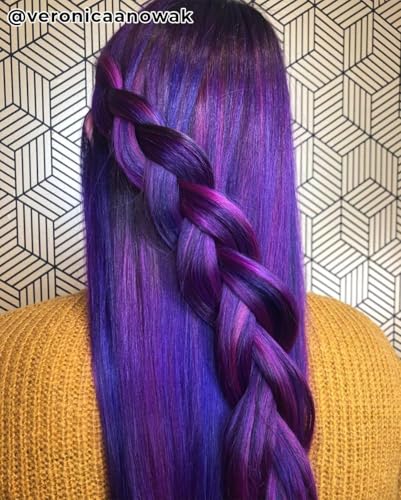 Arctic Fox Semi-Permanent Hair Dye, Vegan & Cruelty-Free, Ammonia-Free, Conditioning, Vibrant Purple Color, Long Lasting, For All Hair Types, Violet Dream, 8 fl oz (Pack of 2)