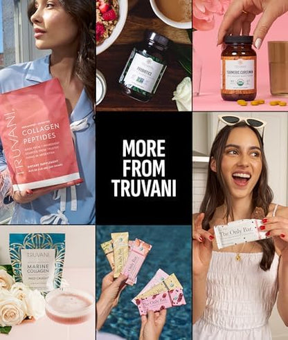 Truvani Vegan Pea Protein Powder | Chocolate | 20g Organic Plant Based Protein | 18 Servings | Keto | Gluten & Dairy Free | Low Carb | No Added Sugar