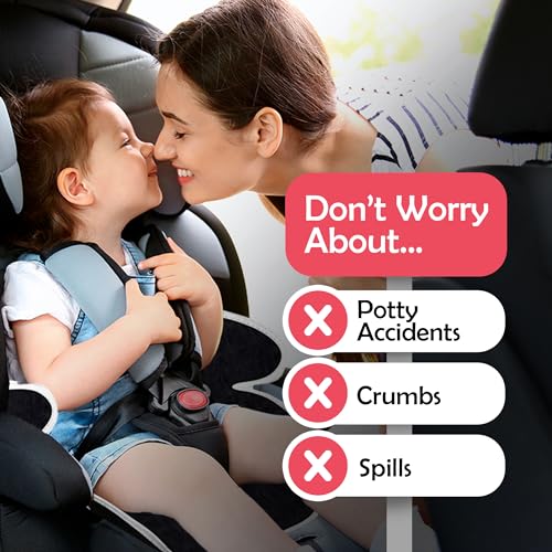 Piddle Pads - Strollers, Bouncers & Car Seat Pad, Waterproof & Machine-Washable Cover on Car Potty for Toddler, Toilet Training Seat Covers, 1 Count Piddle Pads Carseat Pad (Pack of 1)