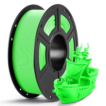 ANYCUBIC PLA 3D Printer Filament, 3D Printing PLA Filament 1.75mm Dimensional Accuracy +/- 0.02mm, 1KG Spool (2.2 lbs), Green Flash