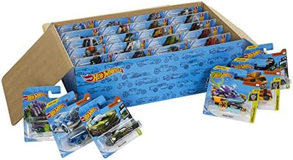 Hot Wheels Toy Trucks & Cars, 50-Pack, Set of 50 1:64 Scale Individually Packaged Vehicles, Instant Collection (Styles May Vary) (Amazon Exclusive)