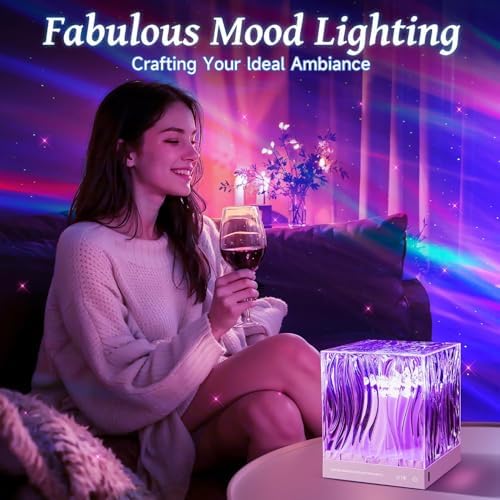 Northern Lights Projector Gifts for Women Gifts for Teenage Girls Boy, 18 Colors Galaxy Projector for Bedroom Lights, Remote Night Light for Kids, Cute Room Decor Aesthetic, Cool Stuff Teen Girl Gifts