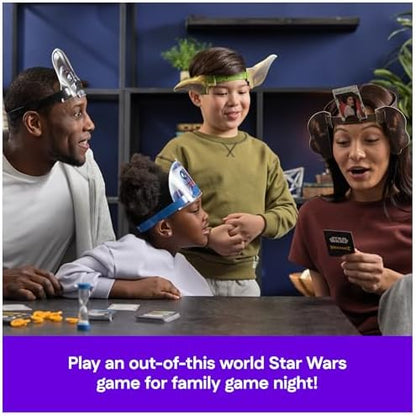 Spin Master Games, Star Wars Hedbanz, Hilarious Picture Guessing Board Game Featuring Classic & Modern Characters, Star Wars Trivia, for Family & Kids, 2-6 Players, for Ages 6 & Up