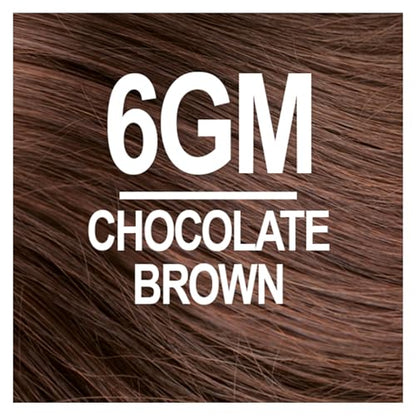 Naturtint 6GM Chocolate Brown Permanent Hair Color (Pack of 6), Ammonia Free, Vegan, Cruelty Free, up to 100% Gray Coverage, Long Lasting Results (Packaging may vary)