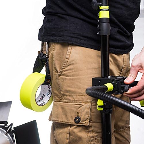 Gaffer Power Real Professional Gaffer Tape, Made in The USA, Heavy Duty Gaffers Tape, Non-Reflective, Multipurpose. 2 Inches x 30 Yards, Sunshine Yellow. More Effecient Than Yellow Duct Tape