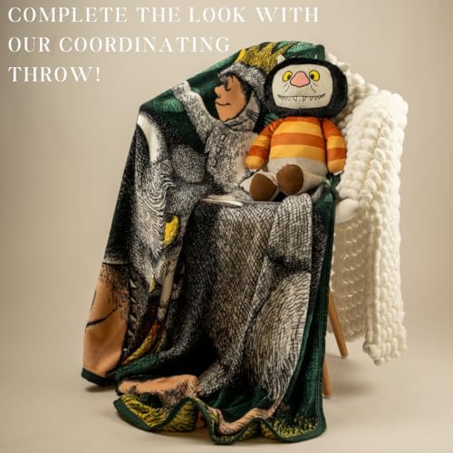 Franco Where The Wild Things are Kids Bedding Super Soft Plush Cuddle Pillow Buddy, (Officially Licensed Product)