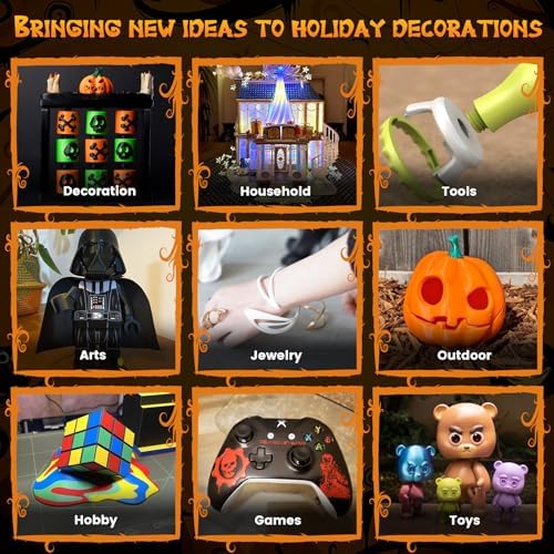 SUNLU Fluorescent PLA 3D Printer Filament, PLA Filament 1.75mm, Brighter Color for Halloween Decoration, Neatly Wound Filament, Fit Most FDM 3D Printer, 1kg Spool, Fluorescent Purple