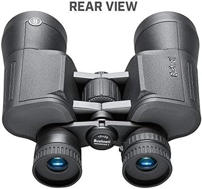 Bushnell PowerView 2 Binoculars, High-Definition Binoculars with Multi-Coated Lenses, Durable Aluminum Alloy Chassis, Wide Field of View, Ideal for Wildlife Observation, Hiking and Sporting Events