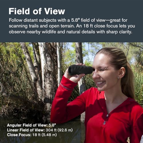 Celestron – Nature 10x25 Monocular – Ideal for Hiking and Wildlife Viewing – Multi-Coated Optics – 25mm Objective Lens – BaK-4 Prism –Twist-Up Eyecup – Waterproof & Fogproof
