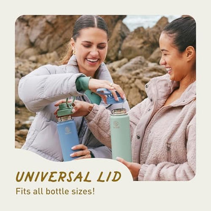 Takeya Actives Water Bottle with Spout Lid - Bottle with Double Stainless Steel Insulation - Dishwasher Safe & BPA-Free - Bottle with Spout Lid & Removable Bumper - 24 oz, Onyx