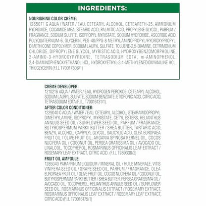 Garnier Hair Color Nutrisse Nourishing Creme, 61 Light Extra Ash Brown (Mochaccino) Permanent Hair Dye, 2 Count (Packaging May Vary)