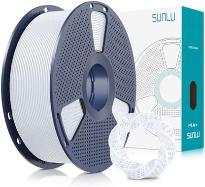 SUNLU 3D Printer Filament PLA Plus 1.75mm, SUNLU Neatly Wound PLA Filament 1.75mm PRO, PLA+ Filament for Most FDM 3D Printer, Dimensional Accuracy +/- 0.02 mm, 1 kg Spool(2.2lbs), Ceramic