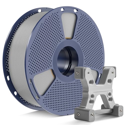 PETG Filament 1.75mm - 1kg(2.2lbs) SUNLU PETG 3D Printer Filament, Reusable Spool Compatible with Bambulab Refill Filament, 1.75mm Dimensional Accuracy +/- 0.02mm, Space Grey
