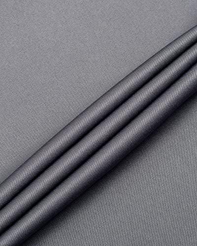 J.VER Men's Dress Shirts Solid Long Sleeve Stretch Wrinkle-Free Formal Shirt Business Casual Button Down Shirts