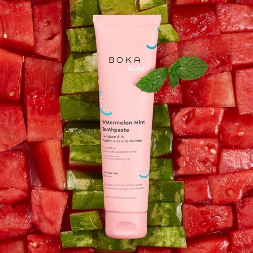Boka Fluoride Free Toothpaste Nano Hydroxyapatite Toothpaste - Watermelon Mint Flavor, 4 oz 3Pk US Manufactured