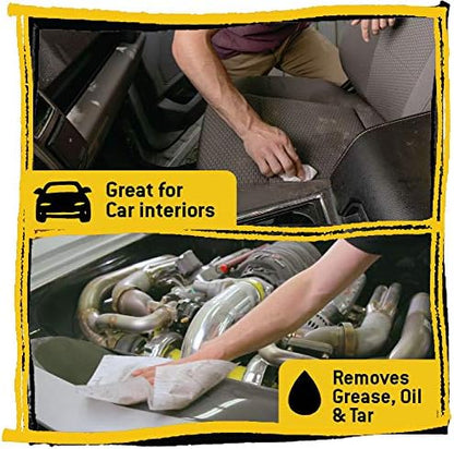 Tub O' Towels Heavy-Duty Cleaning Wipes Refill Pack, Fits 90-Count Canister, Extra-Large 10" x 12" Multi-Surface Wipes for Grease, Grime, and Tough Stains, Convenient Refill for Home, Auto, and More