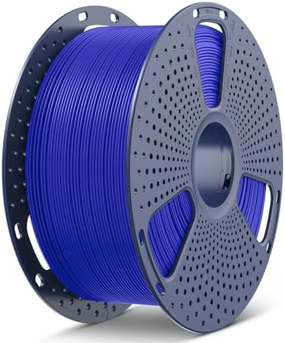 SUNLU Large Spool 3KG PLA Filament, 3D Printer Filament PLA 1.75mm, Less Stringing Good Layer Adhesion High Toughness, Big Roll Filament, 3kg Spool(6.6 lbs), Blue