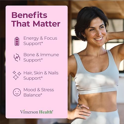 Multivitamin for Women – Essential Womens Multivitamins & Multiminerals 60 Liquid Capsules with Vitamin B12, A, D, C, Zinc, Magnesium & More for Total Wellness – 29 Key Nutrients & Vitamins for Women