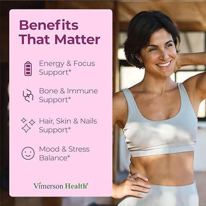 Multivitamin for Women – Essential Womens Multivitamins & Multiminerals 60 Liquid Capsules with Vitamin B12, A, D, C, Zinc, Magnesium & More for Total Wellness – 29 Key Nutrients & Vitamins for Women