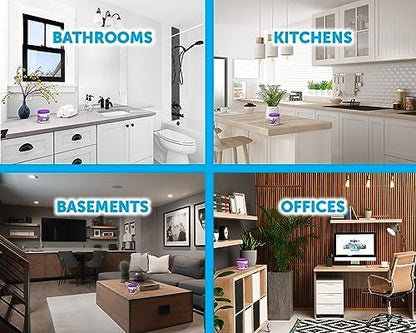 Bright Air 14 oz. Super Odor Eliminator, For Medium-Size Spaces, Lavender & Fresh Linen Scent, Case of 6, Odor Eliminator & Air Freshener, Natural Essential Oils, Lasts Up to 90 Days Each