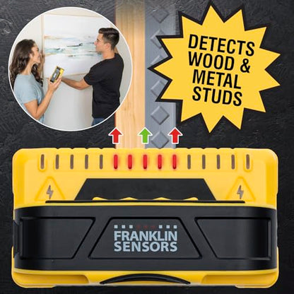 Franklin Sensors ProSensor M150/X990 Stud Finder with Live Wire Detection and 9-Sensors, Wood & Metal Stud Detector/Wall Scanner, Made in The USA